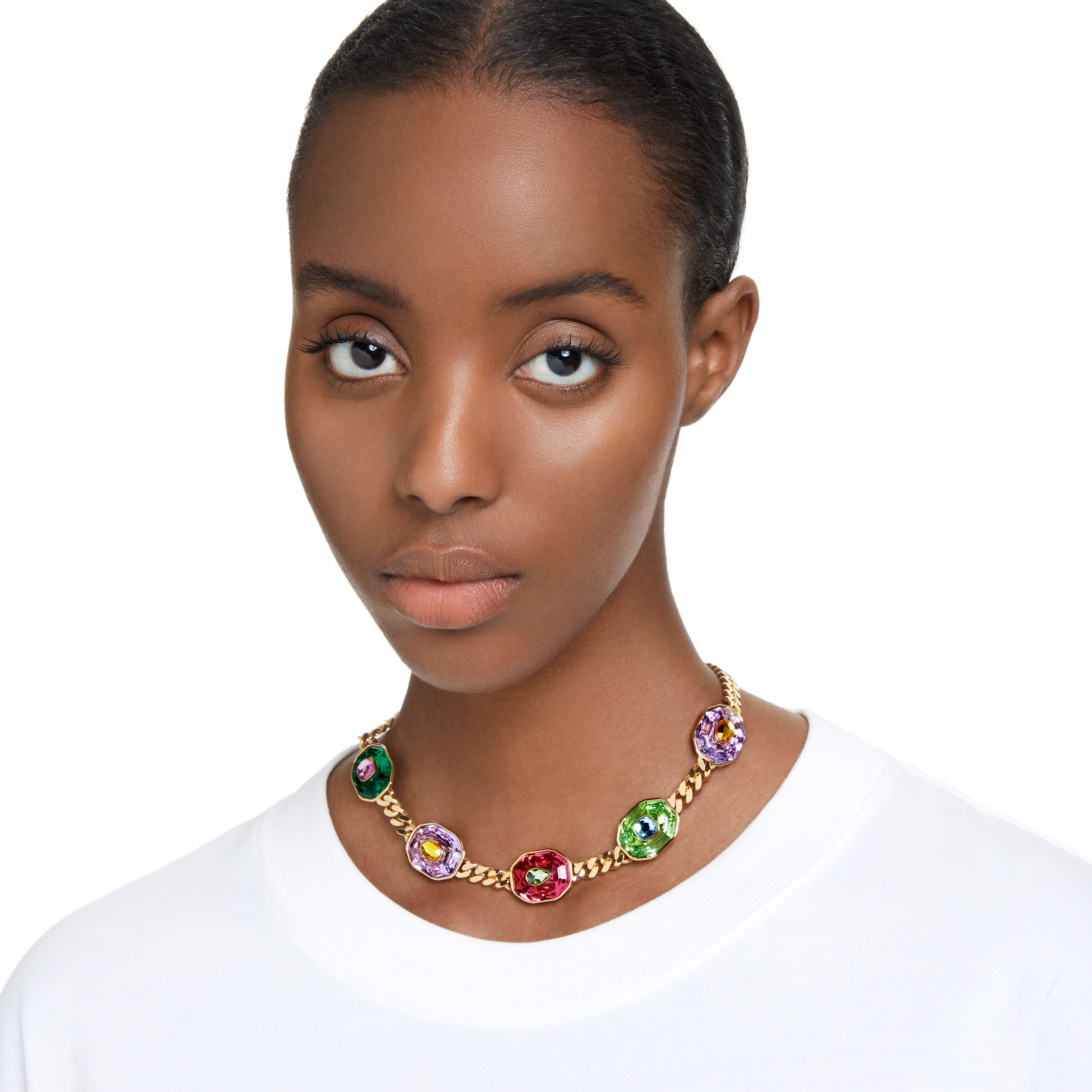 Swarovski Gema necklace Mixed cuts 5658398 - Vcrystals