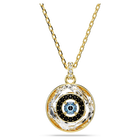 Symbolica pendant, Evil eye, Small, Multicolored, Gold-tone plated