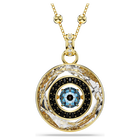 Symbolica pendant, Evil eye, Medium, Multicolored, Gold-tone plated