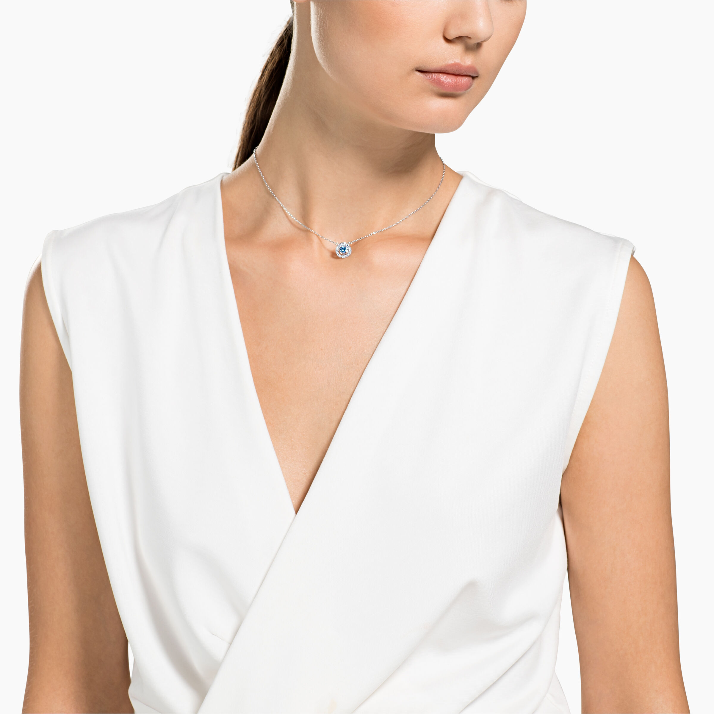 Swarovski Sparkling Dance necklace Round cut 5468084 – Legacy Jewellery