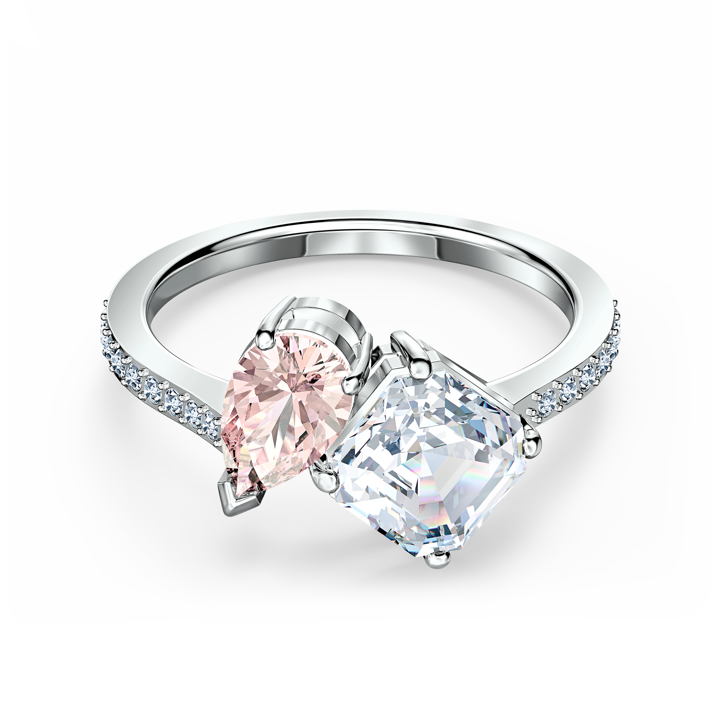 Buy Swarovski Attract Soul Ring, Pink, Rhodium plated in Riyadh, Jeddah ...